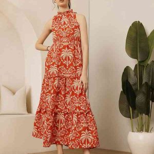 Women’s Halter Neck Fit & Flare Dresses